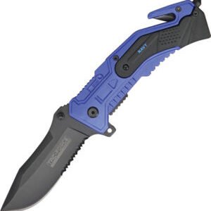 Tac Force Rescue Linerlock Navy A/O (3.25″)