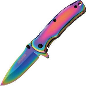 Tac Force Framelock A/O Rainbow (2.75″)