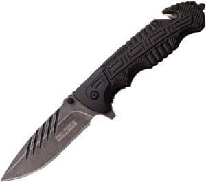Tac Force Rescue Linerlock A/O Black (3.5″)