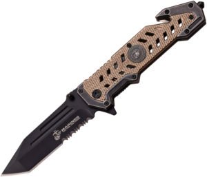 USMC Marines Linerlock A/O Tan (4″)
