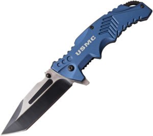 USMC Linerlock A/O Blue (3.5″)