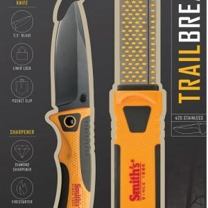 Smith's Sharpeners Trail Breaker Linerlock Combo (3.5″)