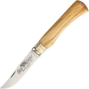 Old Bear Extra Large Folder Olive Wood (3.75″)