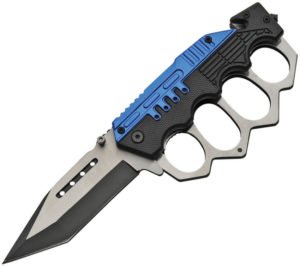 Rite Edge Combat Trench Linerlock Blue (4″)