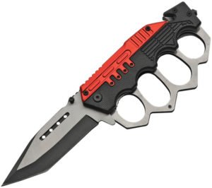 Rite Edge Combat Trench Linerlock Red (4″)