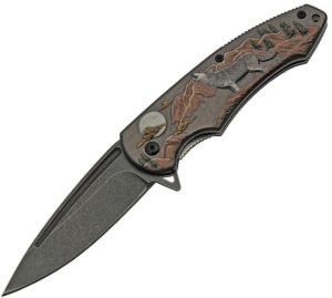 Rite Edge Howling Wolf Linerlock (3.25″)
