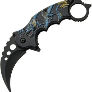 Rite Edge Dragon Linerlock A/O Blue (3.25″)