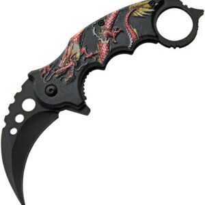 Rite Edge Dragon Linerlock A/O Red (3.25″)