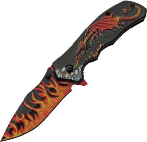 Rite Edge Dragon Flame Linerlock A/O (3.5″)