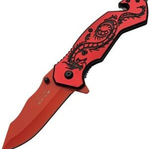Rite Edge Flying Dragon Linerlock Red (3.5″)
