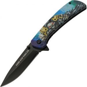 Rite Edge Reaper Linerlock A/O Blue (3.75″)