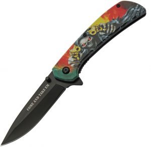 Rite Edge Reaper Linerlock A/O Red (3.75″)
