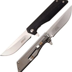 MTech Framelock Knife Flag Black (3″)