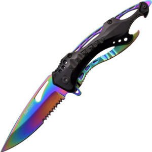 MTech Linerlock Knife Rainbow (3.25″)