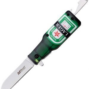 Mtech Bottle Linerlock A/O Knife Lager (2.5″)