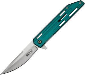 Mtech Linerlock A/O Knife Teal (3.5″)