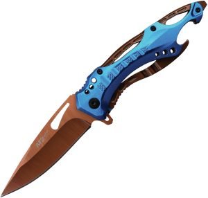 Mtech Linerlock A/O Knife Blue (3.5″)