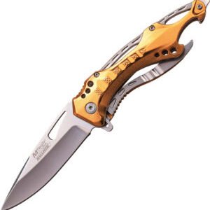 MTech Linerlock Gold A/O Knife (3.25″)