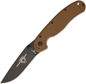 Ontario RAT II Linerlock Coyote Brown (3″)