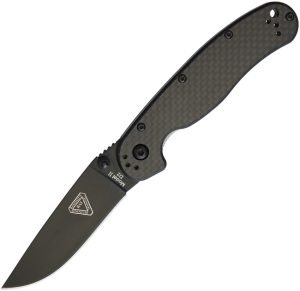 Ontario RAT II Linerlock D2 CF (3″)