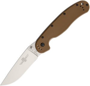 Ontario RAT I Linerlock Coyote Brown (3.5″)