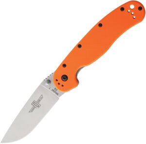 Ontario RAT I Linerlock Orange D2 (3.5″)