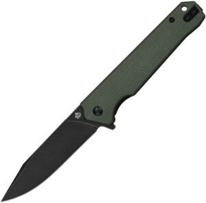 QSP Knife Mamba Linerlock Micarta Green (3.5″)