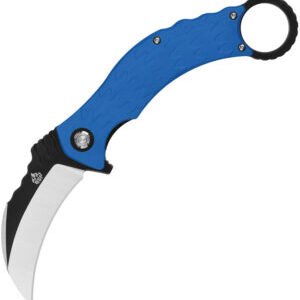QSP Knife Eagle Karambit Linerlock Blue (3.13″)