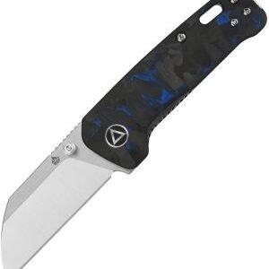 QSP Knife Mini Penguin Linerlock Blue CF (2.25″)