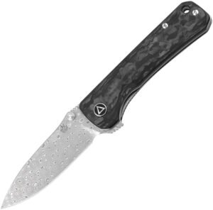 QSP Knife Hawk Linerlock Shredded CF (3.25″)