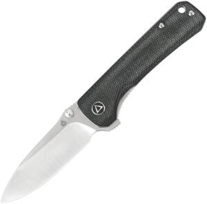 QSP Knife Hawk Linerlock Black Micarta (3.25″)