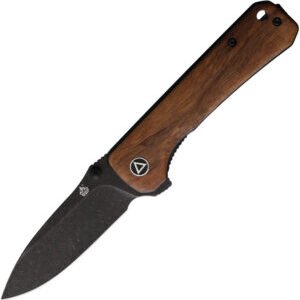 QSP Knife Hawk Linerlock Mkuruti Black (3.25″)