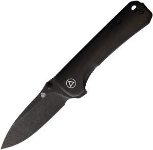 QSP Knife Hawk Linerlock Ebony Black (3.25″)