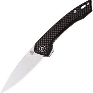 QSP Knife Leopard Linerlock CF (3″)