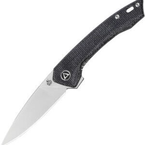 QSP Knife Leopard Linerlock Black (3″)
