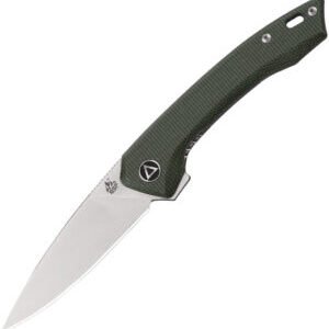 QSP Knife Leopard Linerlock Green (3″)