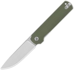 QSP Knife Lark Linerlock Green G10 (3.13″)