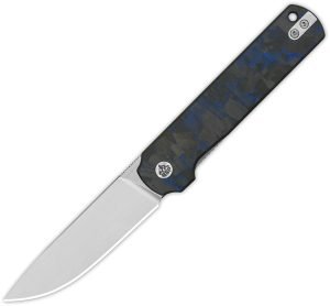 QSP Knife Lark Linerlock Blue/Blk CF (3.13″)