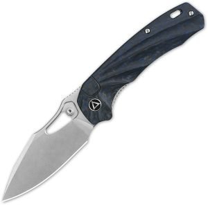 QSP Knife Hornbill Linerlock Blue CF (3.25″)