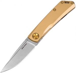 Real Steel Luna Eco Framelock Gold (2.75″)