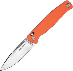 Real Steel Huginn Slide Lock Orange G10 (3.63″)