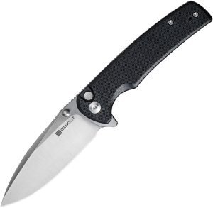 SENCUT Sachse Button Lock Black G10 (3.38″)