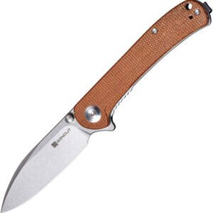 SENCUT Scepter Linerlock Brn Micarta (3″)