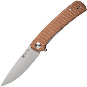 SENCUT Neches Linerlock Brn Micarta (3.25″)
