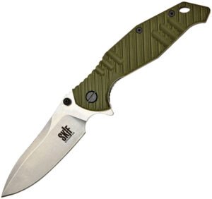 SKIF Knives Adventure Framelock SW Olive (4″)