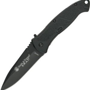 Smith & Wesson Large Black SWAT Linerlock A/O
