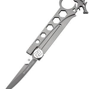 Artisan Dragon Framelock Gray (3)