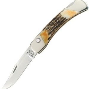 Bear & Son Auto Lockback Stag Bone (3.75)