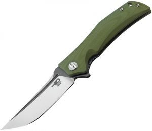 Bestech Scimitar Linerlock Knife Green (3.75)