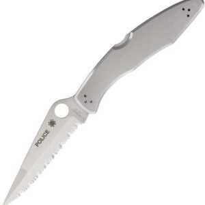 Spyderco Police Model Lockback Serr (4.25)